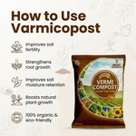 Vermicompost – 100% Organic Fertilizer for Healthy Plant Growth Fertilizer