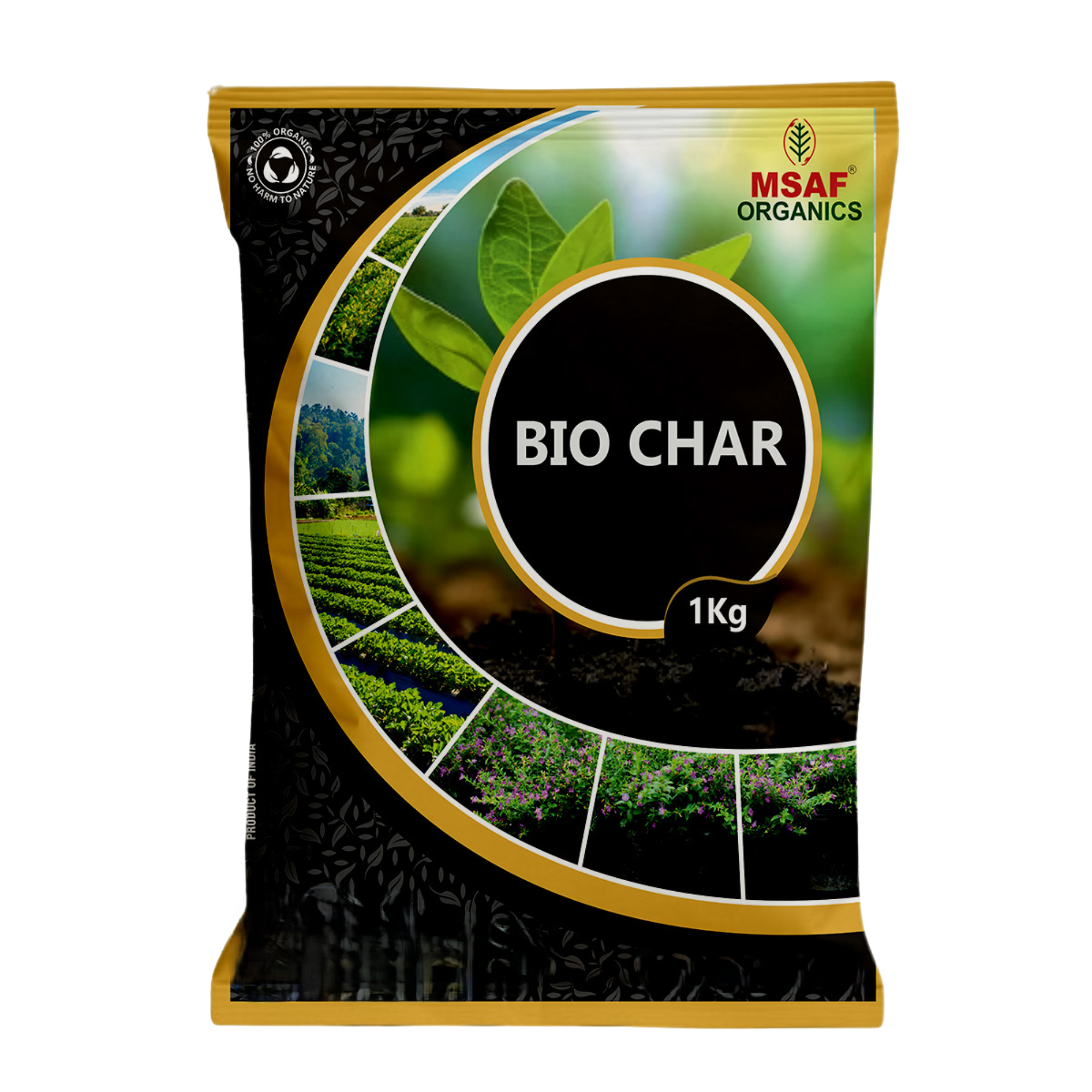 Msaf Garden Bio Char organic biochar soil amendment pack