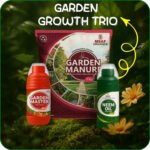 GARDEN GROWTH TRIO (GARDEN MANURE + GARDEN MASTER + NEEM OIL)
